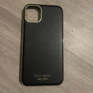 Kate spade black and gold iPhone XR phone case
